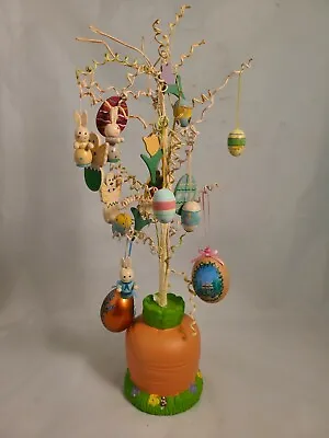 Vintage Easter Carrot Tree With Ornaments 18  • $9.99