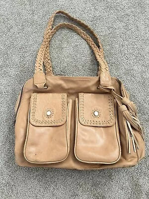 Leather Boho Nappy Bag  • $55
