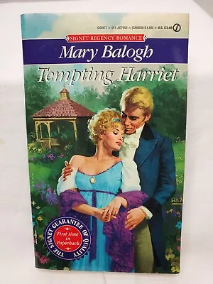 TEMPTING HARRIET By MARY BALOGH 1st Print Signet Regency Historical Romance • $19