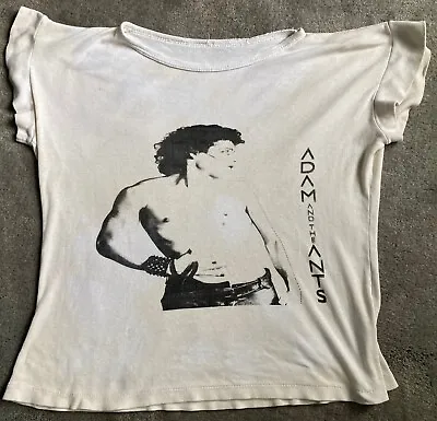 $99.99 • Buy Vintage Original 1978 UK Punk Adam And The Ants T-Shirt Small No Tags