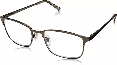 FOSTER GRANT Ez2c BRAYDON MF GUN Gray Reading Glasses Multi Focus PICK STRENGTH • $19.99