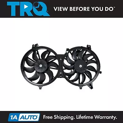 Dual Radiator Cooling Fan Assembly NEW For Nissan 370Z FX35 FX50 G35 G37 • $134.95