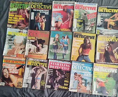 Lot #5 Of 15 Vintage Detective Magazines • $30