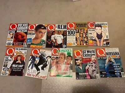 Q Magazine  10 Magazines Job Lot • £7.99