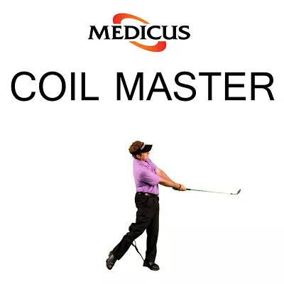 Medicus Coil Master Golf Swing Trainer Consistent Perfect Arc Power Accuracy  • $9.98