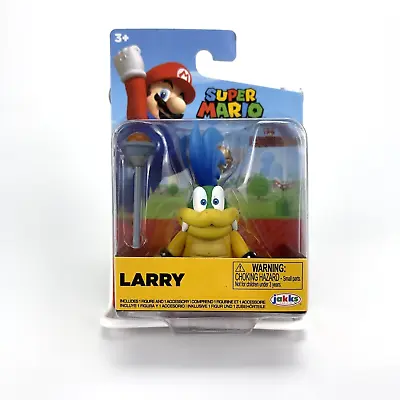 Super Mario World Larry Koopa 2.5  Action Figure With Accessory Jakks Pacific • $9.99