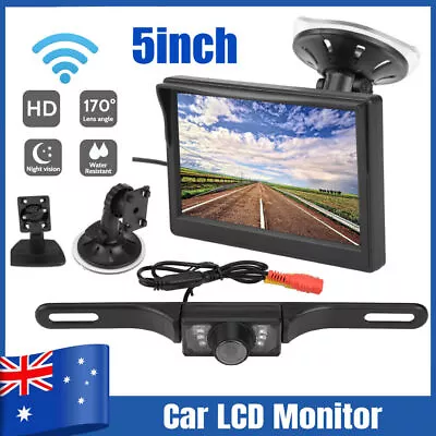 5  WiFi Car Wireless Reversing Camera Backup Monitor Rear View Kit Reverse Cam • $38.99