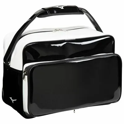 Mizuno JAPAN Football Volleyball Baseball Enamel Shoulder Bag 1FJD9023 Black • $74.47