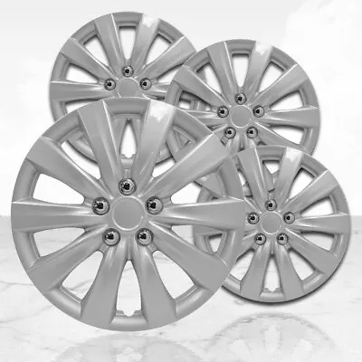 $51.95 • Buy 16  Set Of 4 Wheel Covers Full Rim Snap On Hub Caps Fit R16 Tire & Steel Wheels