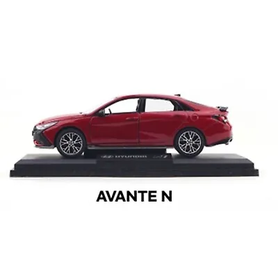 Hyundai Motor Avante N Elantra Red Diecast Mini Car 1:38 Display Miniature Toy • $24.90