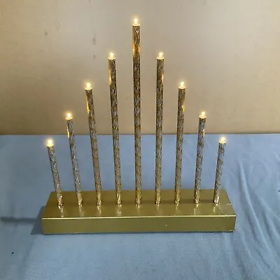 9 Tube Candle Arch- Gold • £0.99