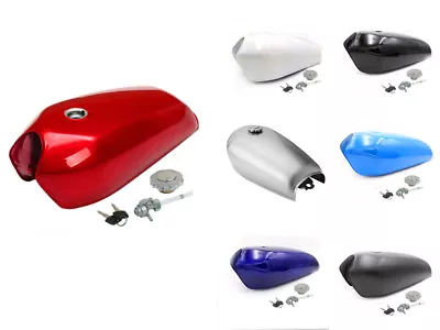 9L 2.4Gal Retro Vintage Fuel Gas Tank Cap For Honda CG 125 Cafe Racer Old School • $168.98