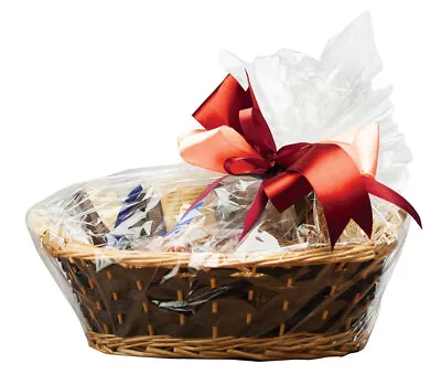 Hamper Basket Bags & Ties - Pack Of 6 - Gift Wrapping & Hampers - 40.6 X 45.7cm • £4.05