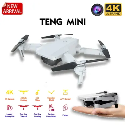 TENG MINI KF-609 Drone 4K HD Camera And FPV Stable Height Fly Quadcopter Bundle! • $78.88