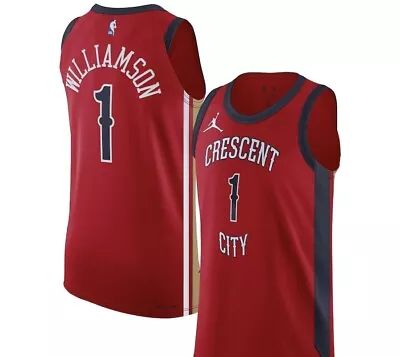 Zion Williamson New Orleans Pelicans Jordan Brand Authentic NBA Jersey- Size 44 • $85