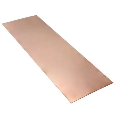 1pcs 99.9% Pure Copper Cu Metal Sheet Foil Plate Strip Thickness 0.5mm/0.8mm • £8.26