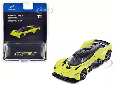 Aston Martin Valkyrie Lime Essence Yellow 1/64 Diecast Model By Postercars H12b • $7.99