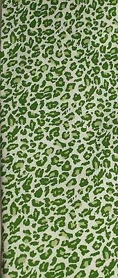 Baekgaard Silk Tie Vera Bradley Animal Motif Bright Green NIB Leopard Cheetah • $15.99