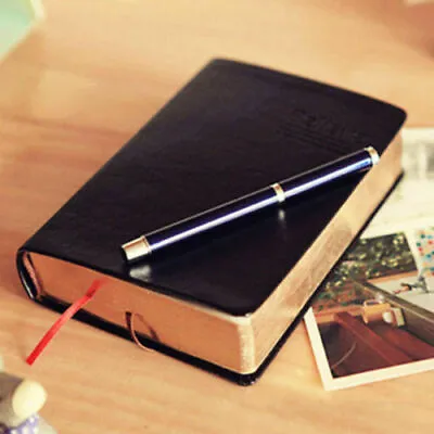 Vintage Thick Blank Paper Notebook Notepad Leather Journal Diary Sketchbook Gift • $9.73