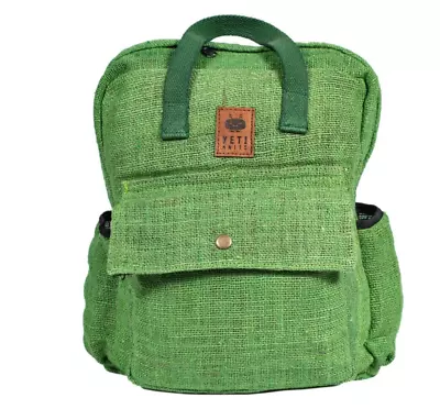 100 % Raw Hemp Mini Backpack - Sustainable And Stylish For Travel & Everyday Use • $35.29