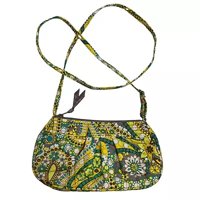 Vera Bradley Frannie Crossbody LEMON PARFAIT Small Shoulder Bag Adjustable Strap • $16