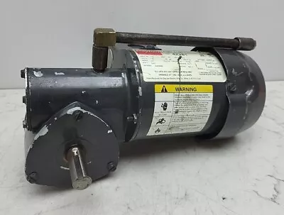 Dayton 4Z281 Right Angled Gear Motor 10.1 Ratio 1/8 Hp 115V 173 Rpm 1Ph 60Hz  • $109.99