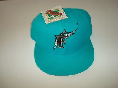 Florida Marlins New Era 1994 Deadstock Vintage 90s Script Hat Cap Fitted 7 1/8   • $21