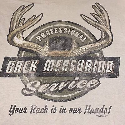 Men’s Buck Wear T Shirt Size 2XL  Year 2011 Professional Rack Measuring Service • $9.90