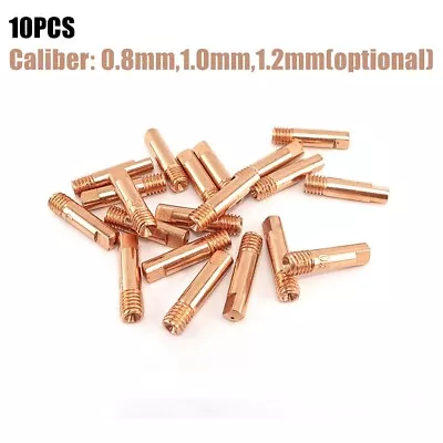 10Pcs Reliable MIG MAG Welding Torch Contact Tips With Accurate Dimension • £7.84