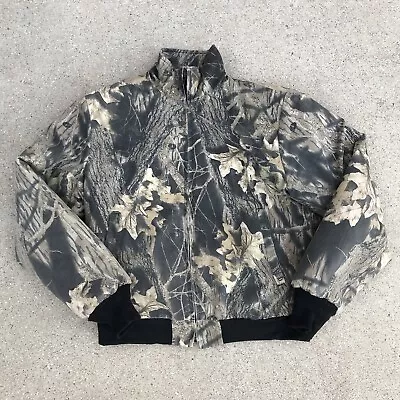 Vintage Johnson Mossy Oak Breakup Scentlok Camo Hunting Jacket Men's L USA MADE • $39.95