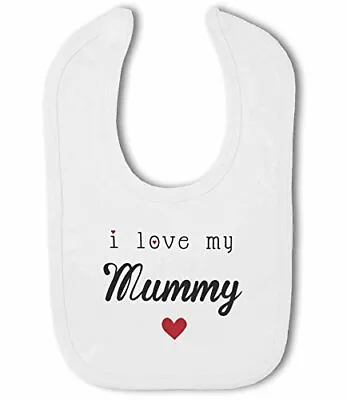 I Love My Mummy - Baby Bib By BWW Print Ltd • £7.49