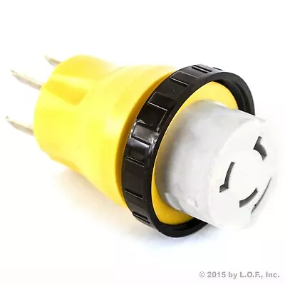$34.98 • Buy RV Electrical Locking Adapter 50A Male To 50A Female Locking Plug Connector