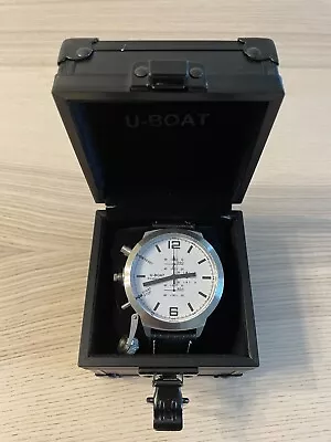 U-Boat (D53CRW) Chrono Special Edition Steel Type White Face Black Dials • $850