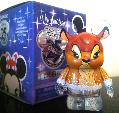 Disney Store Vinylmation 3  25th Anniversary Series Bambi Collectible Toy Figure • $23.99