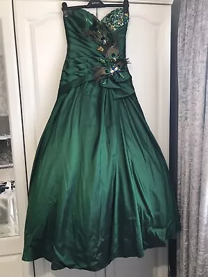 £65 • Buy Precious Formals Emerald Green Prom Dress