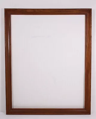 Oak Wood Vtg Mid Century Mission 31x25 Frame For 28x22 Painting Art Photo Print • $129.99