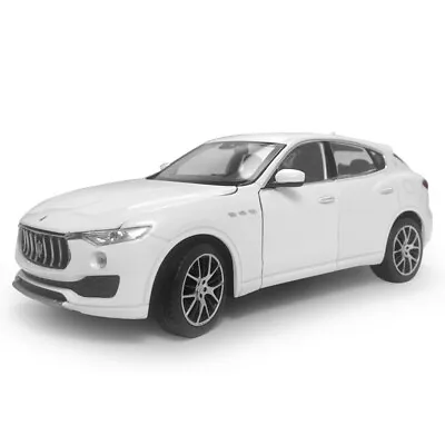 1:24 Maserati Levante Model Car Diecast Toy Cars Toys For Boys Collection White • $43.70