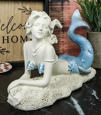 Ebros Ocean Goddess Celeste Blue Tailed Mermaid Statue 8 L Under The Sea • $24.99