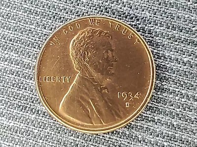 1934 D Lincoln Wheat Cent • $2.50