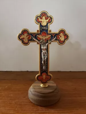Jubilaeum Metal Table Crucifix Cross Christ Jubilee Anniversary 2000 • $24