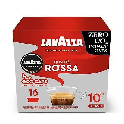 Lavazza A Modo Mio Qualita Rossa Coffee Capsules (16x120g) - 1 Pack • £12.94