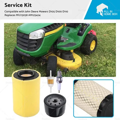 Service Kit Suitable For John Deere Mowers D105 D100 Replaces MIU13038 AM125424 • $40.59