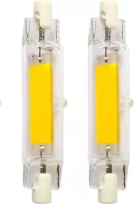 2 Packs 78Mm 10W R7S LED Bulbs LED COB Light 100W Halogen Equivalent J Type T3 1 • $24.47