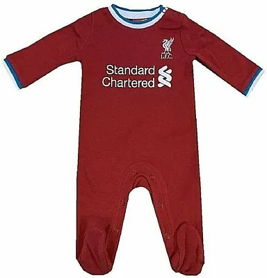 £11.95 • Buy Liverpool Fc Baby Football Pram Babies Sleep Suit Grow Play Bodysuit Lfc