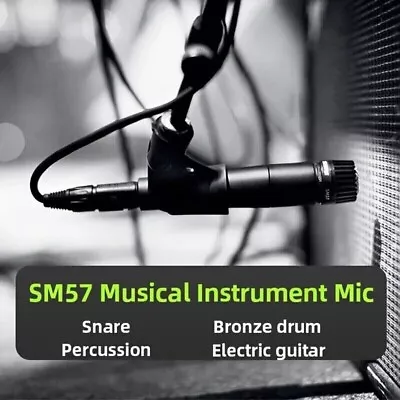 SM57 Cardioid Wired Dynamic Instrument Microphone SM57LC • $38.90