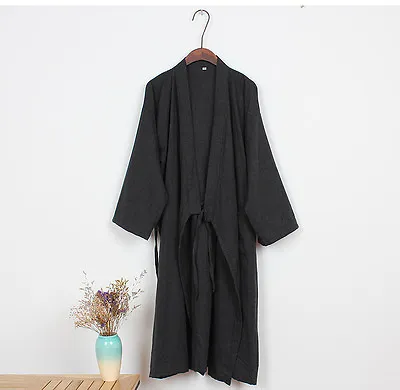 New Chinese Japanese Oriental Mens Martial Kung Fu Kimono Dressing Gown Mrobe10 • £17.99