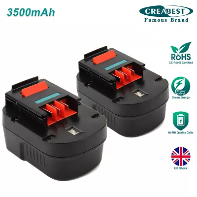 £25.90 • Buy 2Pcs 3.5AH 12V Ni-MH Battery For Black Decker A12 A1712 A12E A12-XJ A12EX HPB12