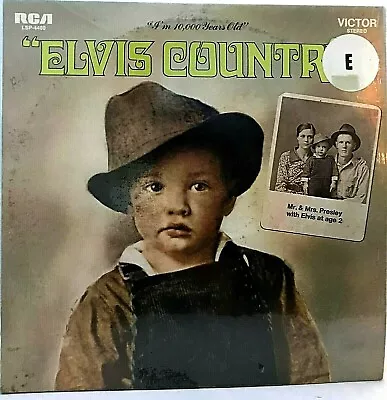ELVIS PRESLEY  Elvis Country (I'm 10000 Years Old)  Vinyl LP - Orig. 1971 RCA • $43.71