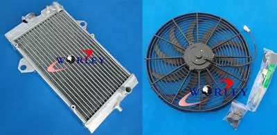 3ROW Aluminum Radiator +Fan For ATV Yamaha Raptor 700 YFM700 YFM700R 2006-2013 • $72.99