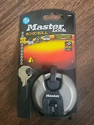 Master Lock Excell Stainless Steel Discus 70mm 10 X 16mm Padlock M40EURD • £9.90